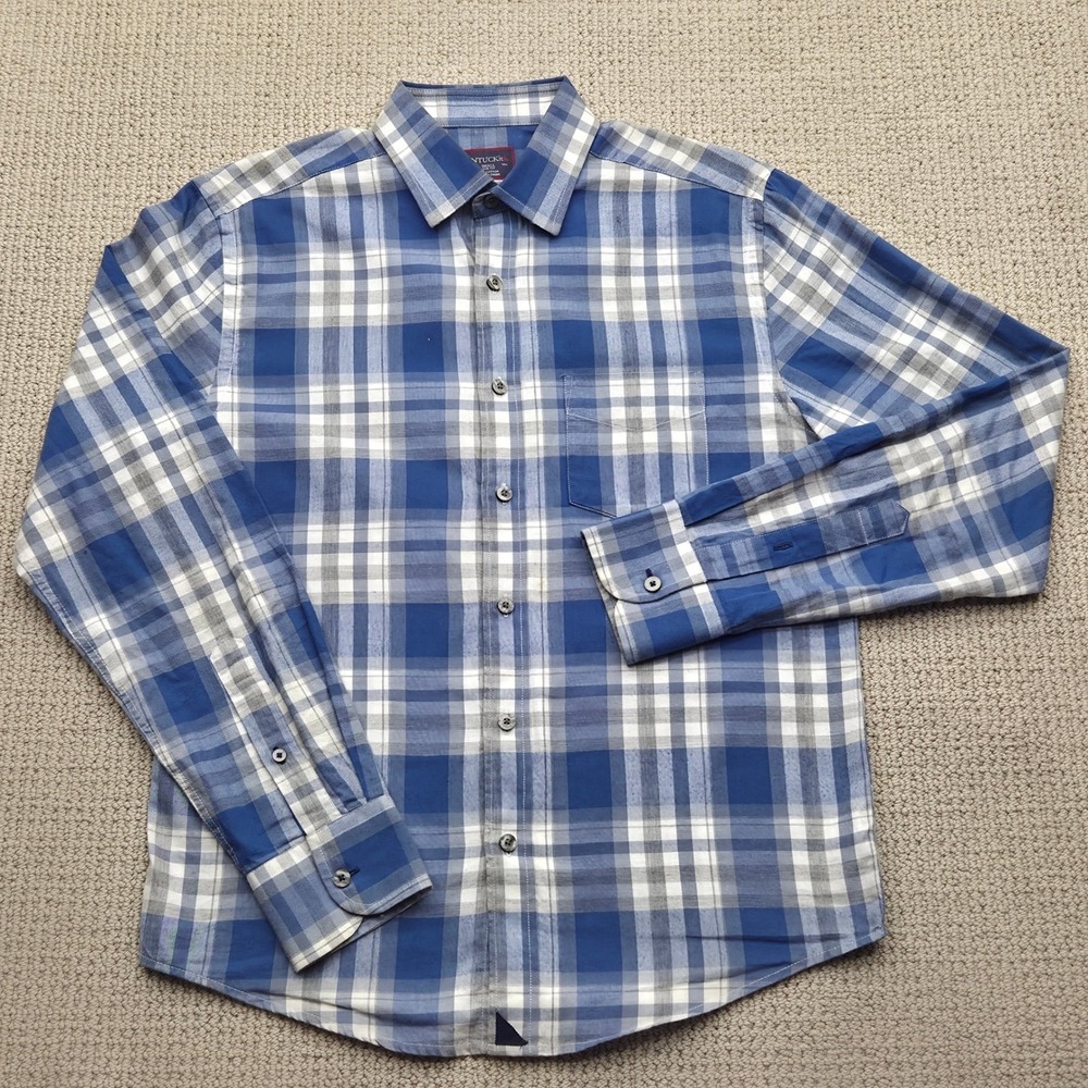 Lot of 2 UNTUCKIT Mens‎ Small Slim Fit Long Sleeve Button Down Shirt *READ - Picture 2 of 9
